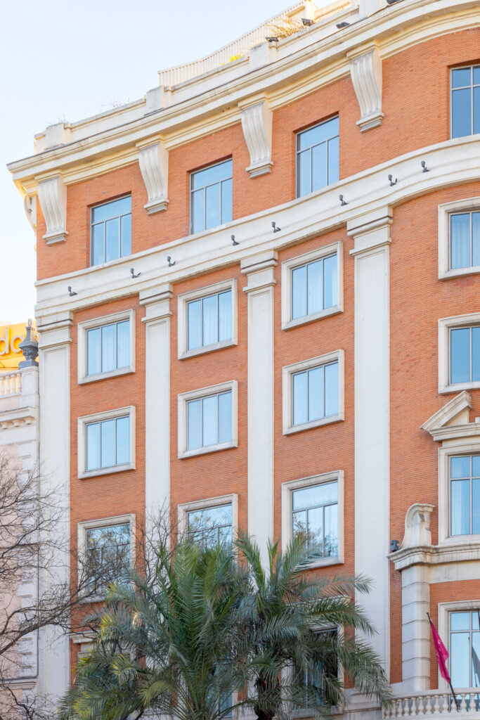 Detalle de los pisos principales. Fotografía de detalle de los pisos principales.