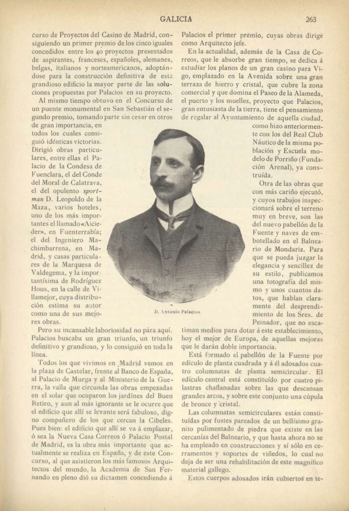 Juventud triunfante. Antonio Palacios. «Galicia», 15 de julio de 1908. Imagen de Juventud triunfante. Antonio Palacios. «Galicia», 15 de julio de 1908.